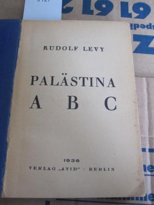 Bl 443: Palästina ABC (1936)
