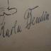 - (Bendix, Karla), Von Hand: Autogramm, Name; 'Karla Bendix'. 