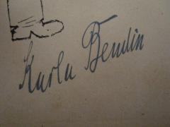 - (Bendix, Karla), Von Hand: Autogramm, Name; 'Karla Bendix'. 