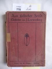 R Loe: Aus jüdischer Seele. 