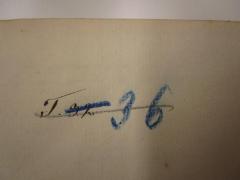 52G / 2092 (Große National-Mutterloge Zu den drei Weltkugeln), Von Hand: Signatur; 'T 32'. 