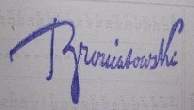 II 9140 i: Le Nord-Ouest de la France de la frontière Belge a la Loire excepté Paris (1913);J / 961 (Broniatowski, Nathan), Stempel: Name, Autogramm; 'Broniatowski'.  (Prototyp)