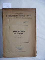  Baden und Bäder im Altertum (1901)