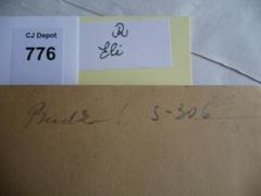 - (Goldreich, Max), Von Hand: Notiz; 'Budko! 69/50'. 