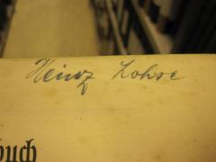 G45 / 1518 (Lohse, Heinz), Von Hand: Autogramm; 'Heinz Lohse'. 