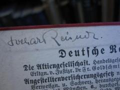 G46 / 2928 (Reisner, Lothar), Von Hand: Autogramm, Name; 'Lothar Reisner.'. 