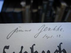 G46 / 3122 (Jeschke[?], Bruno), Von Hand: Name, Autogramm, Datum; 'Bruno Jeschke.
Sept. 32.'. 