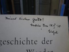 G46 / 3021 ([?], Gerda;Kahlstorf, Elisabeth), Von Hand: Name, Ortsangabe, Datum, Widmung; 'Meiner Lieben Gerda!
Berlin, den 15.III.35.
Liesel '. 