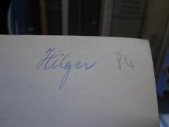 G46 / 3487, Von Hand: Autogramm, Name; 'Hilger'