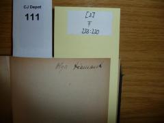 - (Diamant, Olga), Von Hand: Autogramm; 'Olga Diamant'. 