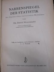 Gk 30 b: Narrenspiegel der Statistik : Die Umrisse eines statistischen Weltbildes ([1942])