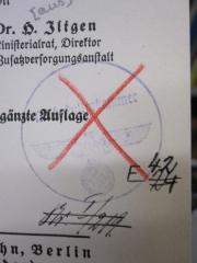 G46 / 2932 (Reichskulturkammer), Stempel: Name; 'Reichskulturkammer'. 