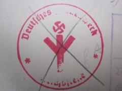 G45 / 2864 (Deutsches Frauenwerk), Stempel: Name, Abbildung; 'Deutsches [...]werk
[...]'. 