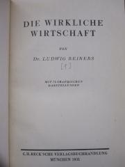 Gd 144 1931, [1]: Die wirkliche Wirtschaft (1931)