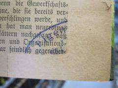 G46 / 933 (Sozialdemokratische Partei Deutschlands (SPD)), Stempel: Name; 'Eine[...]'. 