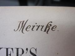 G46 / 3683 (Meinke[?], [?]), Von Hand: Autogramm, Name; 'Meinke'. 