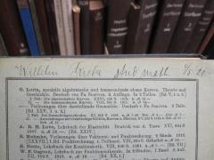 G46 / 2603 (Fricke, Wilhelm), Von Hand: Autogramm, Name, Datum; 'Wilhelm Fricke stud. math. 4/5. 20'. 