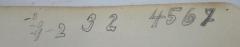 G46 / 2371 (Schwenk, [?]), Von Hand: Annotation, Nummer; '1 2 3 2 4 5 6 7 '. 