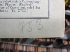 G46 / 2603 (Fricke, Wilhelm), Von Hand: Nummer; '753'. 