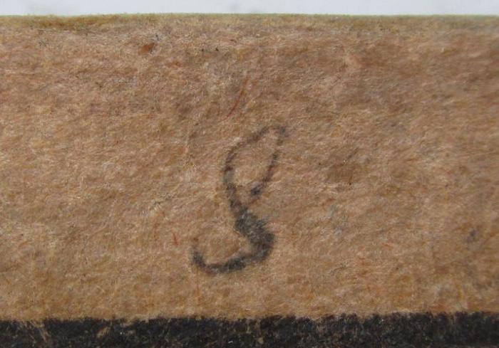 Ia 82 b: Logarithmentafeln : vierstellig und dreistellig (1926);G46 / 2371 (Schwenk, [?]), Von Hand: Nummer; '8'. 