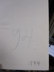 - (Fricke, Wilhelm), Von Hand: Nummer; '774'.  (Prototyp)