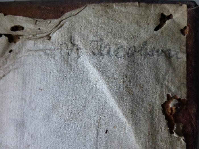 - (Jacobson, Dr.), Von Hand: Autogramm; 'D. Jacobson'. 