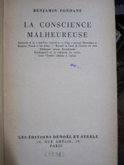 Hb 148 1938: La Conscience Malheureuse ([1938])