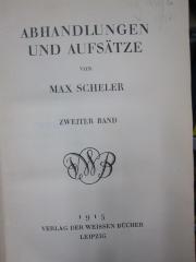 Hn 248 2.: Abhandlungen und Aufsätze (1915)