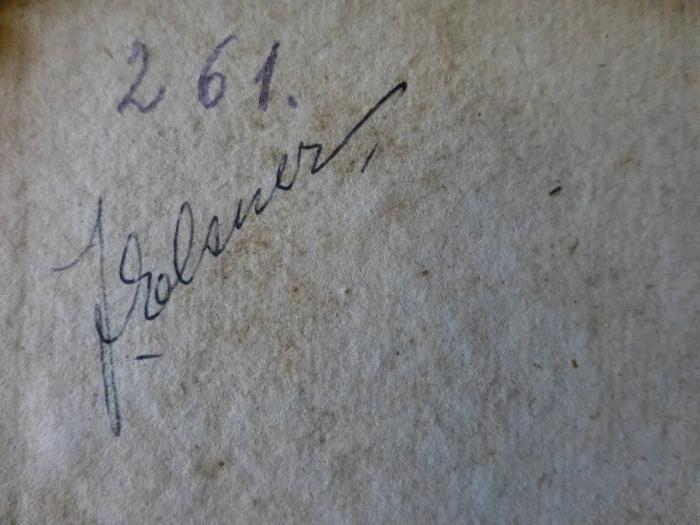 - (Elsner, J.), Von Hand: Autogramm. 