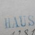 G46 / 1092 (Hauschka, Hugo), Stempel: Name; 'Hugo Hauschka'.  (Prototyp)