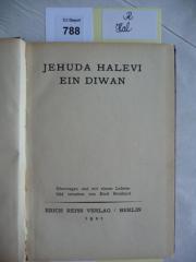 R Hal: Diwan. (1921)