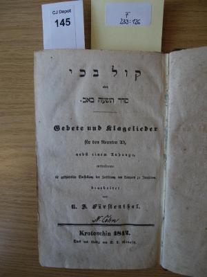- (Cohn, N.), Von Hand: Autogramm; 'N. Cohn'. 