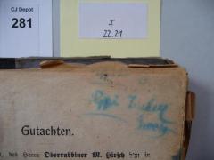 - (Zucker, Peppi), Von Hand: Autogramm; 'Peppi Zucker
Graetz[?]'. 