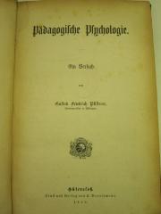 Pb 201: Pädagogische Psychologie : Ein Versuch (1880)