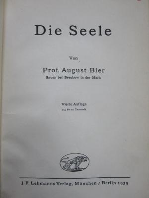 Hp 26 d: Die Seele (1939)