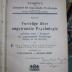 Ho 4 Beih. 29: Vorträge über angewandte Psychologie : gehalten beim 7. Kongreß für experimentelle Psychologie (Marburg, 20.-23. April 1921) (Leipzig)