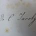 G46 / 2457 (Jacoby, C.), Von Hand: Autogramm, Name; 'Dr. C. Jacoby'. 