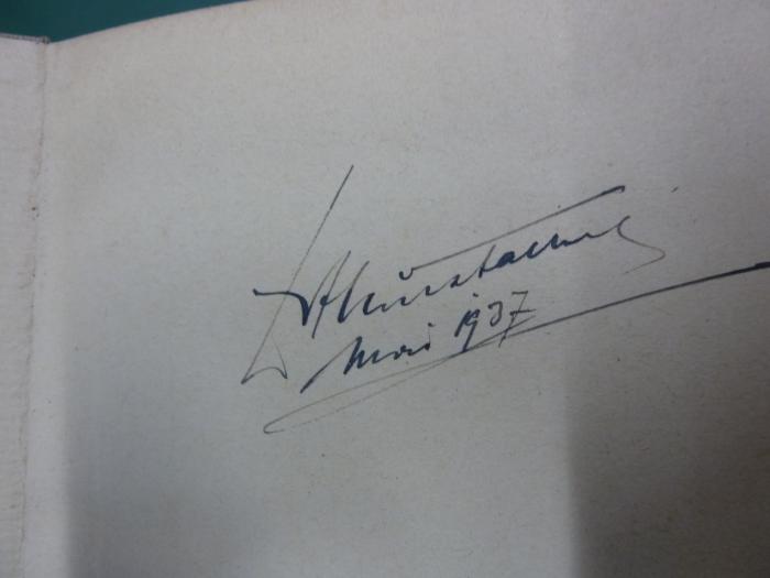Fa 67 2. Ex.: Dr. Edvard Beneš : sein Leben (1937);G46 / 1797 (Neustadtel, Arthur), Von Hand: Autogramm, Name, Datum; 'Dr A Neustadtel
Mai 1937'. 