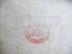 - (Kaschner, Abraham), Von Hand: Autogramm; 'Abraham Kaschner
Laternenstrasse[?] 3[?]'. 