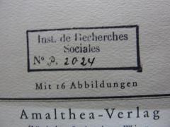G45 / 2906 (Institut für Sozialforschung (Frankfurt am Main)), Stempel: Name, Signatur; 'Inst. de Recherches Sociales
№ [P. 2024]'. 