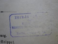 - (Kaufmännischer Hilfsverein für weibliche Angestellte), Stempel: Name, Ortsangabe; 'Bibliothek des Kaufmännischen Hilfsvereins für weibliche Angestellte E. V.
Berlin, Seydelstr. 25'. 