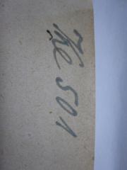 - (unbekannt;Tietz), Von Hand: Signatur; 'Ke 501'. 