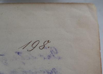 I 5835 1 Ers.: Geschichte des Neueren Occultismus : Geheimwissenschaftliche Systeme von Agrippa von Nettesheym bis zu Carl du Prel ([1891]);G46 / 3675 (Theosophische Gesellschaft in Leipzig), Von Hand: Signatur; '198.'. 