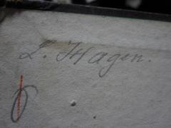G45 / 1294 (Hagen[?], L.[?]), Von Hand: Autogramm, Name; 'L. Hagen'. 