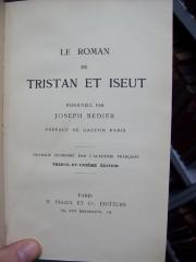 III 5587 2.Ex.: Le roman de Tristan et Iseut (o.J.)