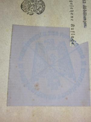 I 7824 c 1: Auf der Schule und Universität (1921);G46 / 3206 (unbekannt), Überklebt: -. ;G46 / 3206 (Reichsstelle zur Förderung des Deutschen Schrifttums (Berlin)), Stempel: Name, Berufsangabe/Titel/Branche, Emblem; 'Reichsstelle zur Förderung des deutschen Schrifttums'.  (Prototyp)