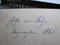 G46 / 3248 (Rosze, Editha von), Von Hand: Autogramm, Name, Datum; 'Editha von Rosze
Weihnachten 1865'. 