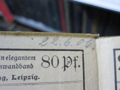 G46 / 1280 (Th. Brodersen's Buchhandlung (Oluf Kragh) Itzehoe i. Holst.), Von Hand: Datum; '22.06.06.'. 