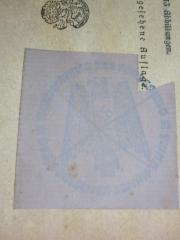G46 / 3206 (Reichsstelle zur Förderung des Deutschen Schrifttums (Berlin)), Stempel: Name, Berufsangabe/Titel/Branche, Emblem; 'Reichsstelle zur Förderung des deutschen Schrifttums'.  (Prototyp)