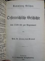 I 31071 3.Ex.: Oesterreichische Geschichte von 1526 bis zur Gegenwart (1900)